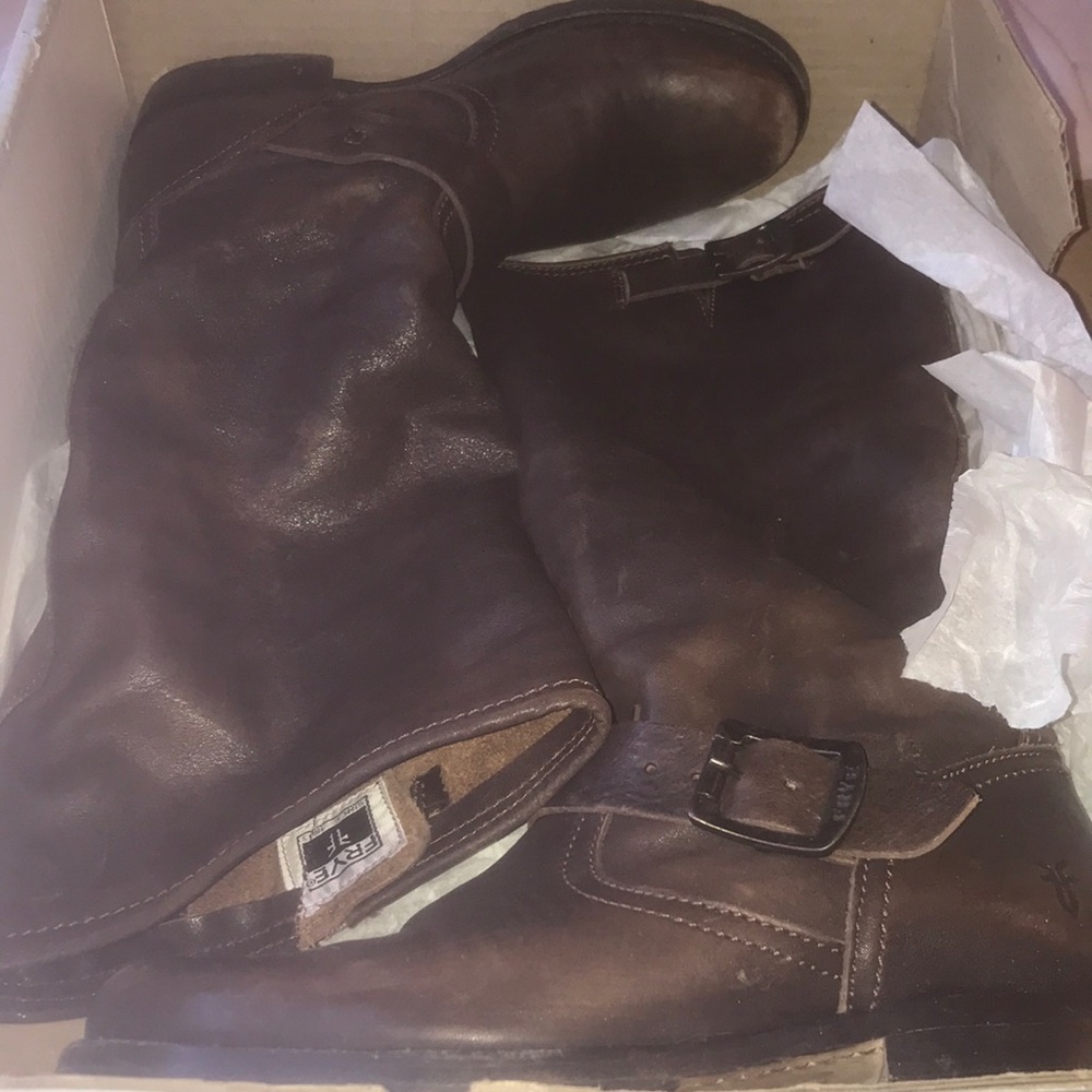 Frye Veronica Slouch Boots (Wide Leg)